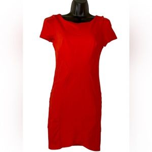 BEBE Orange Form Fitting Bodycon Dress Small🧡🧡🧡